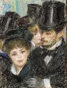Young people in the street renoir